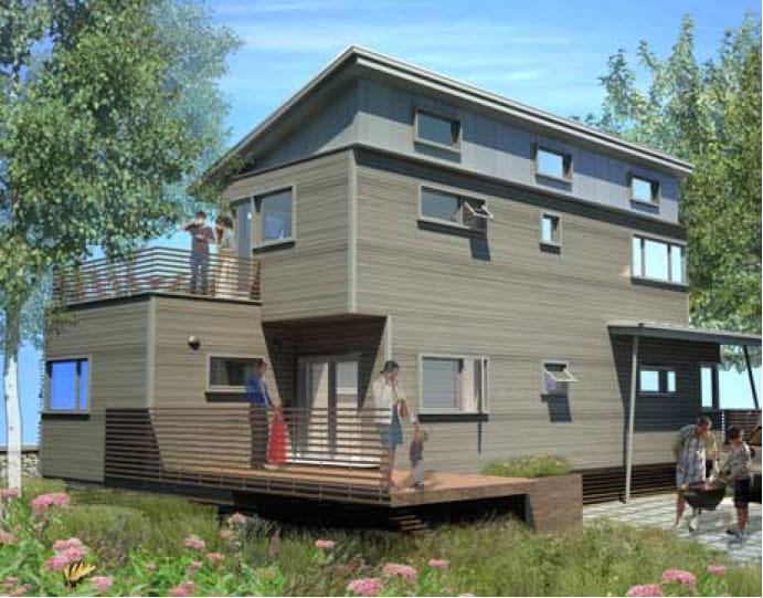 Conteneurs maritimes modifiés