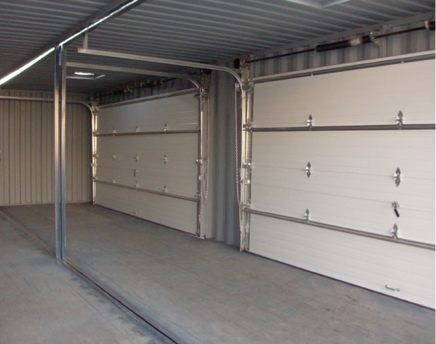 Conteneurs modifiés - Portes de garage