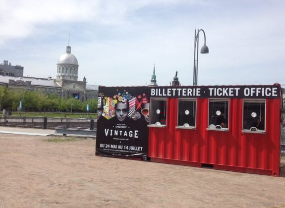 Custom Event Containers - Ticket Booth