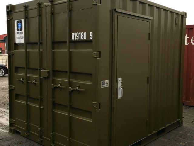 Modified 10-foot shipping container Modified 10 ft shipping container for sale